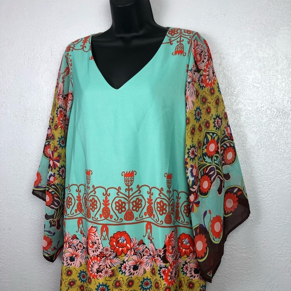 Anthropologie UNCLE FRANK floral print dress Sz XS - Picture 8 of 11